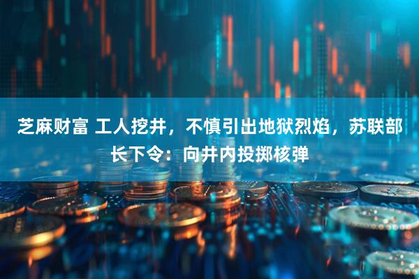 芝麻财富 工人挖井，不慎引出地狱烈焰，苏联部长下令：向井内投掷核弹